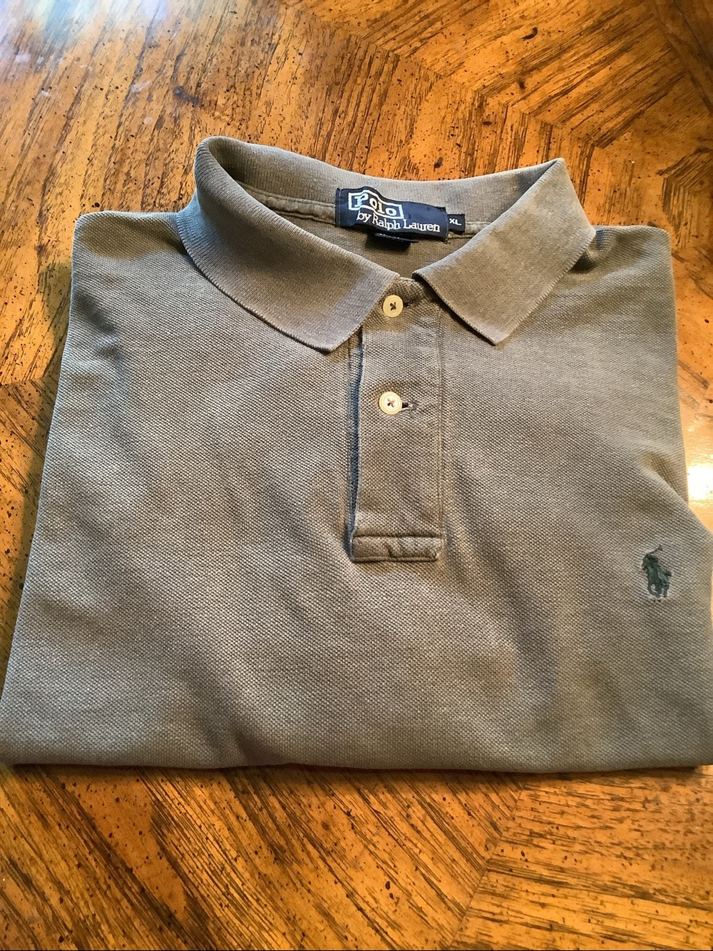 Polo by Ralph Lauren Men’s Gray Pique Polo Shirt